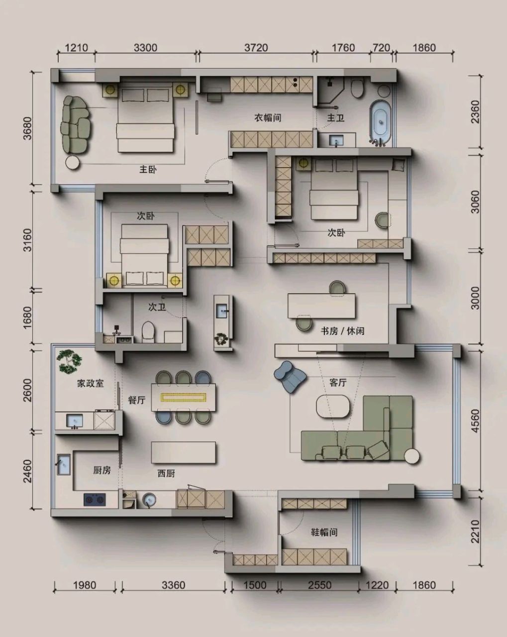 房屋内部设计图图片