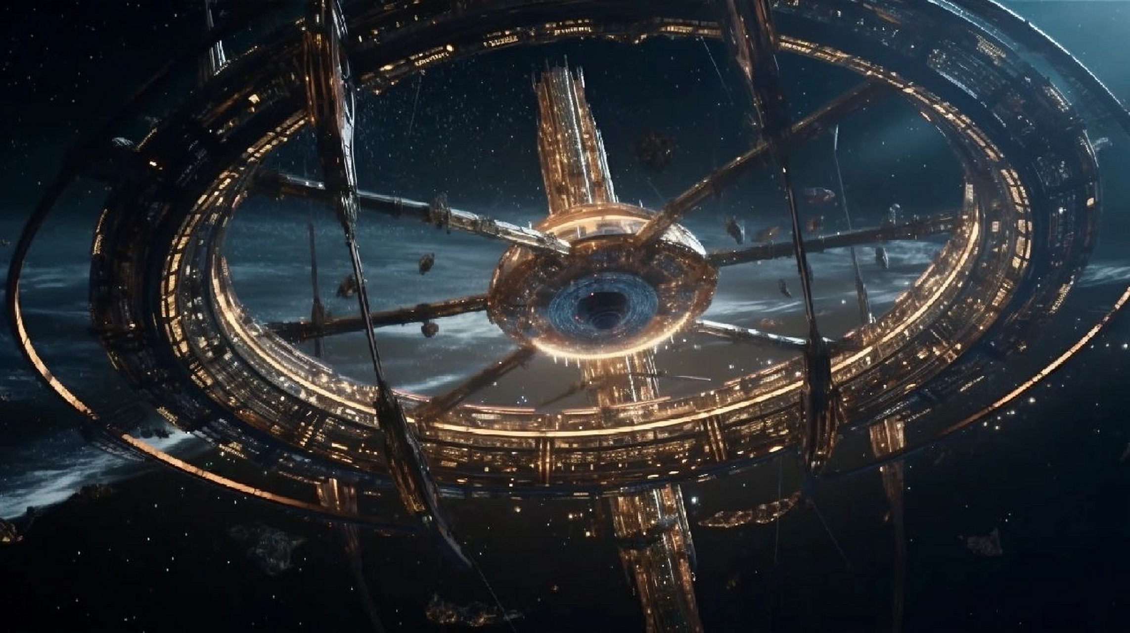 未来空间站#ai绘画