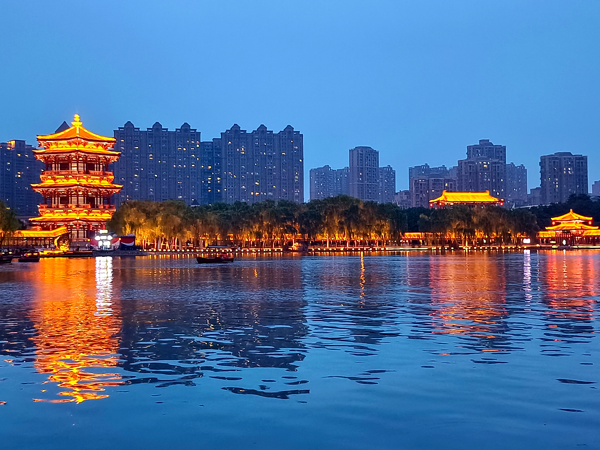 大美西安的夜景