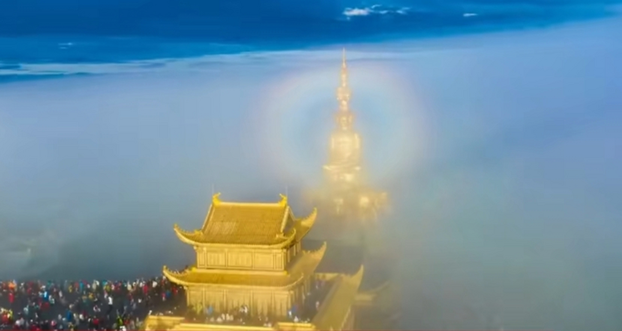 趣闻0208:峨眉金顶菩萨现佛光 #奇闻趣事