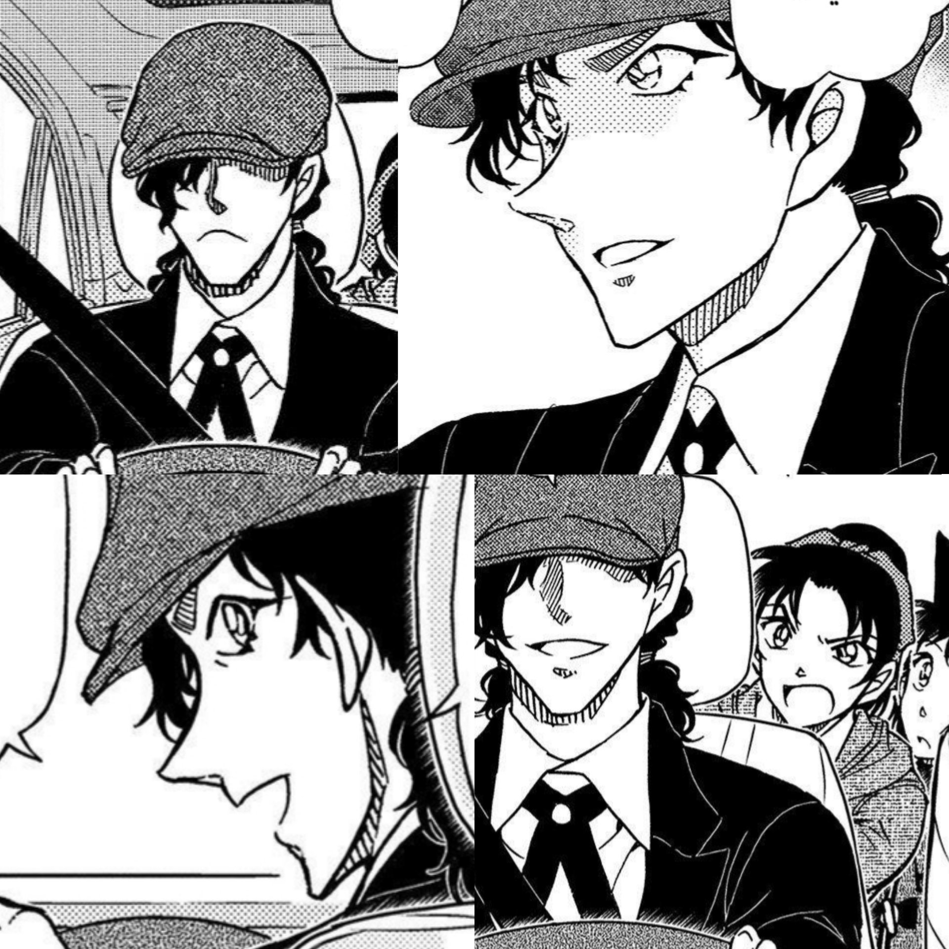 名侦探柯南漫画预告,平次和叶&红叶伊织,在新干线上偶遇