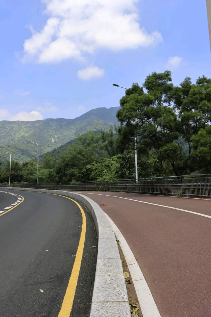 深圳罗湖盘山公路风光