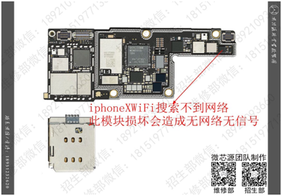 iphonex信号天线位置图片