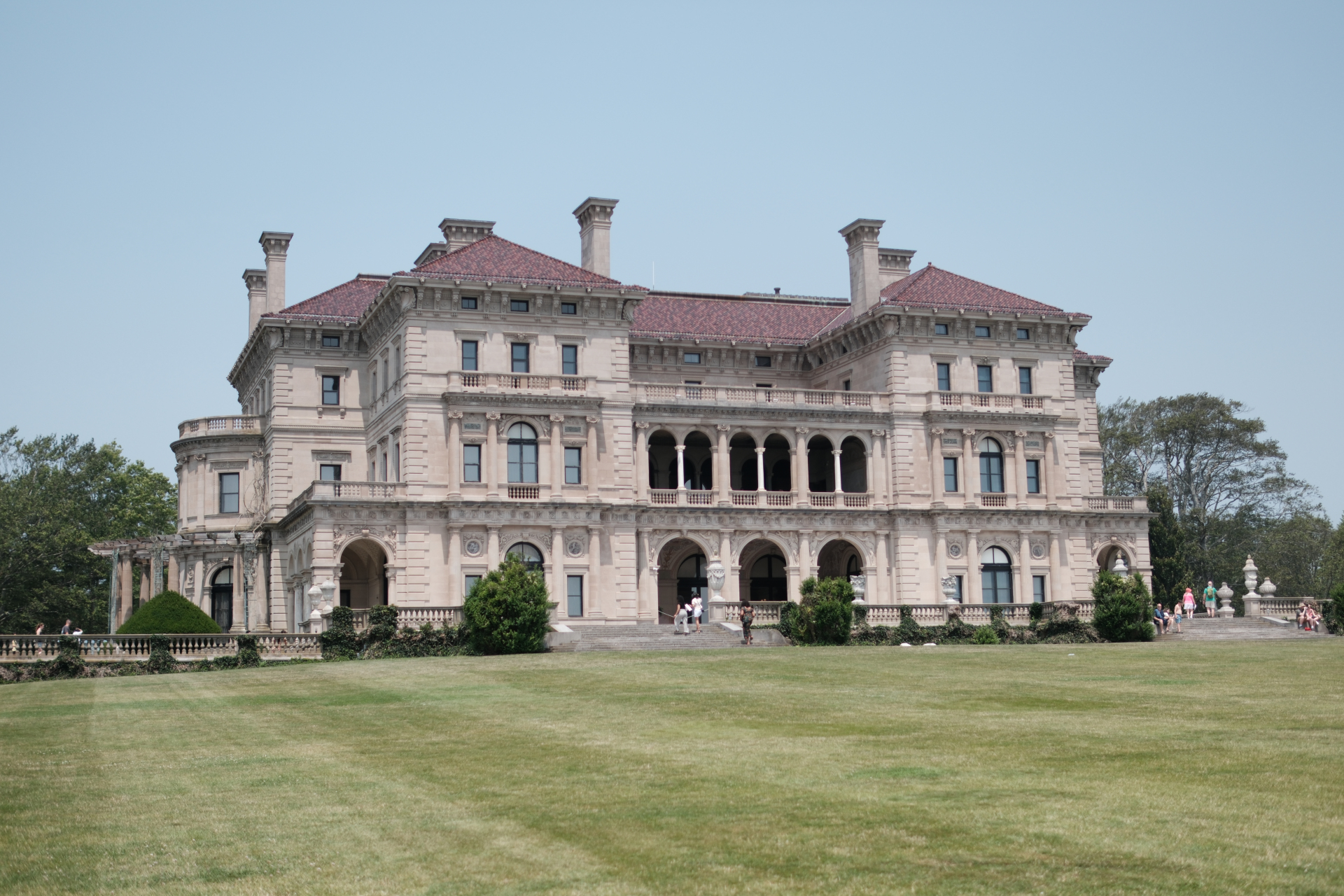 昨天参观罗德岛的听涛庄园(《了不起的盖茨比》拍摄地)和大理石庄园和