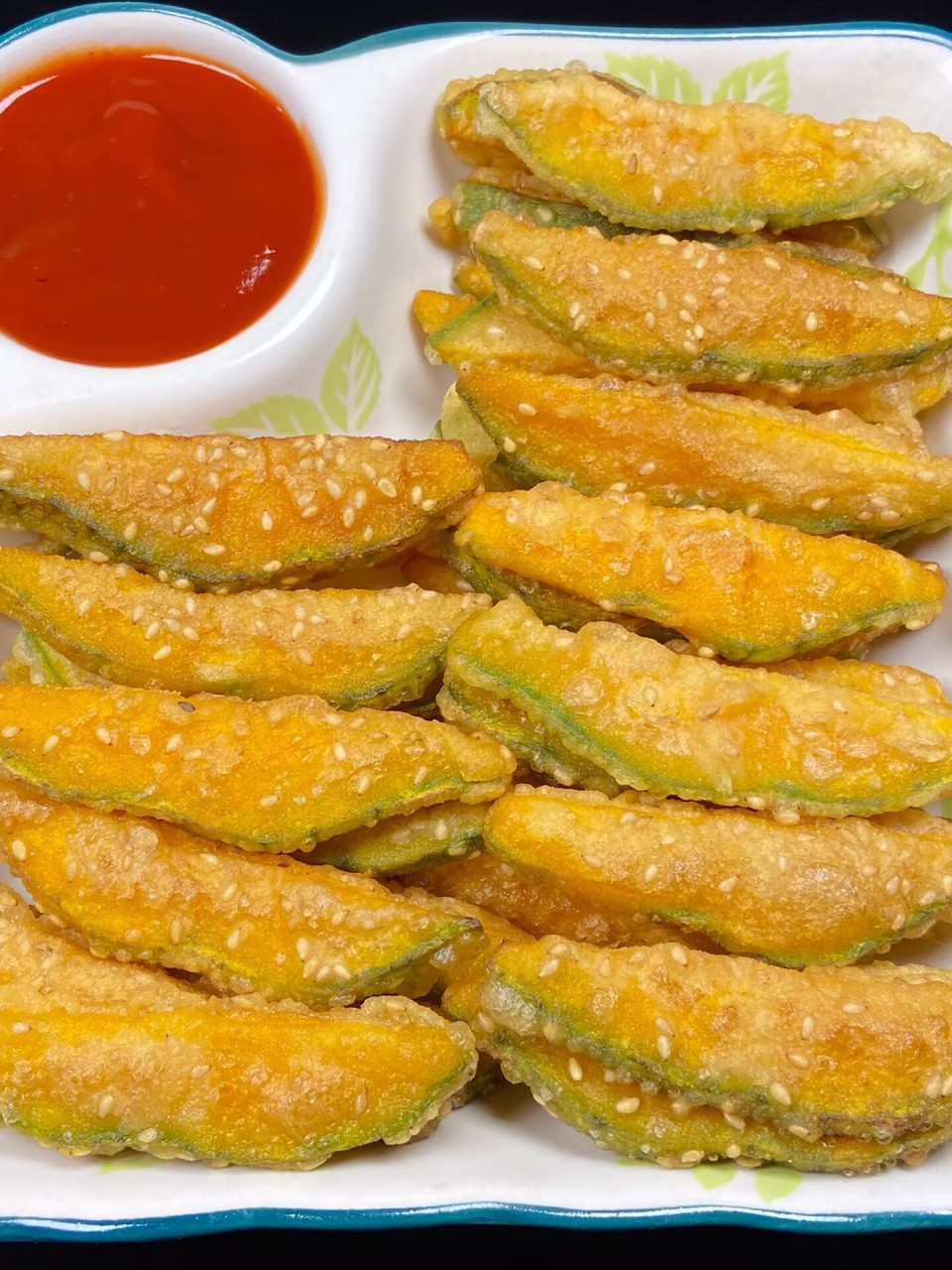 香浓的炸南瓜一出锅就炫到我了 巨好吃!