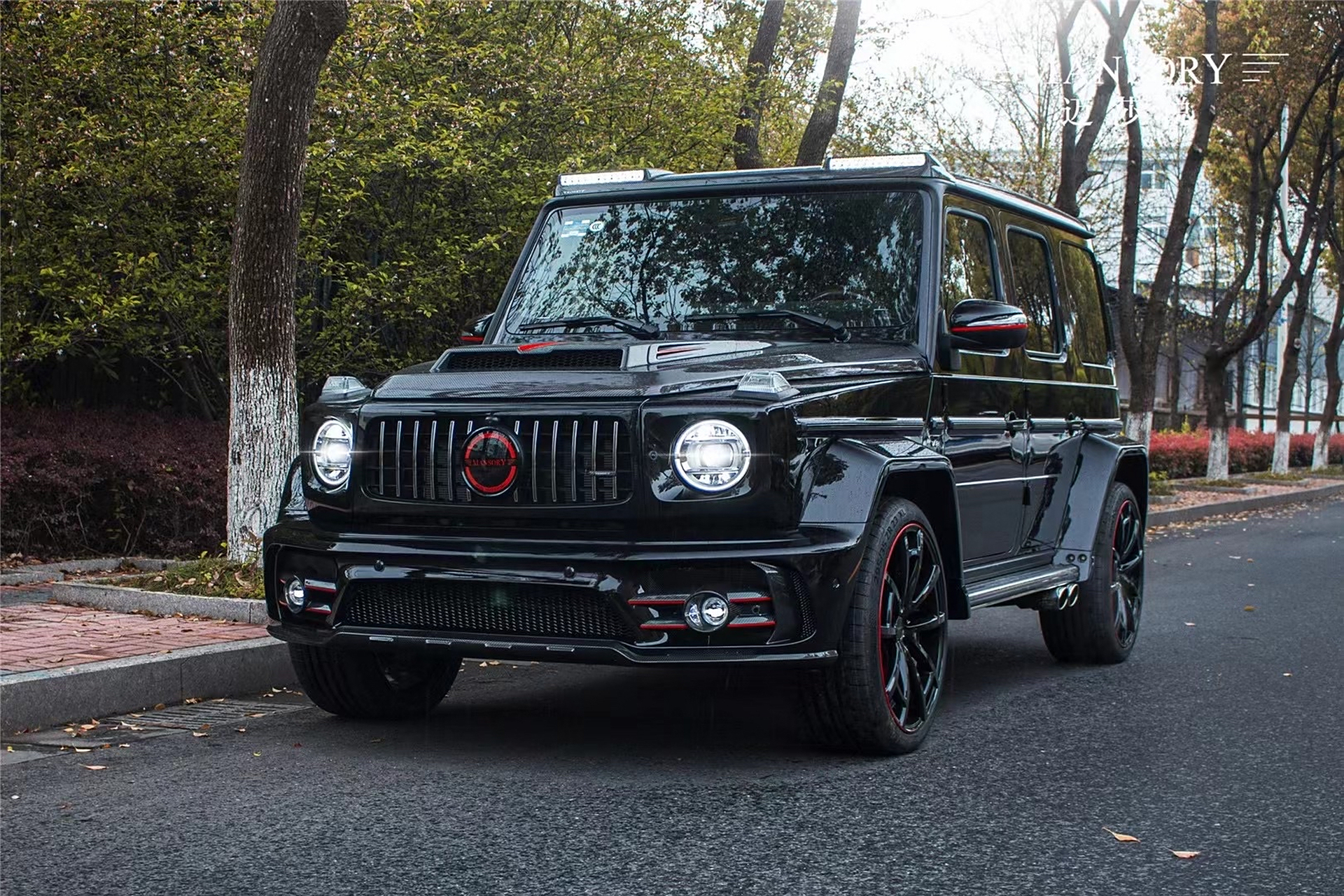 防弹奔驰g63改装迈莎锐平行进口