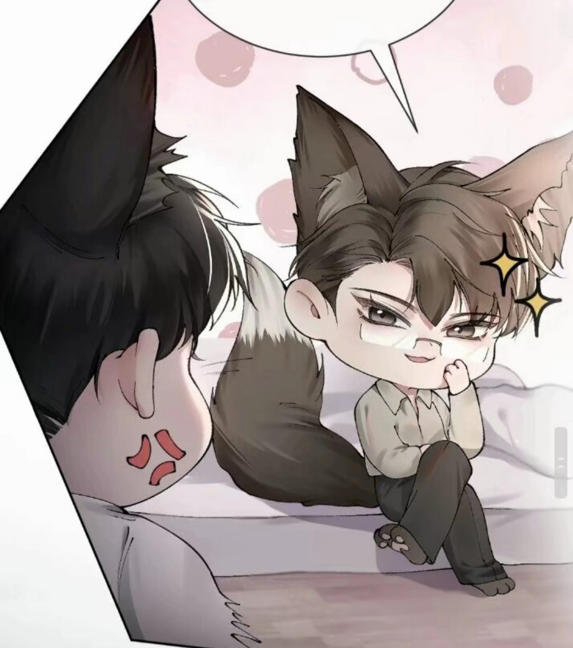 188男团# 顾青裴和原炀的q版形象好可爱