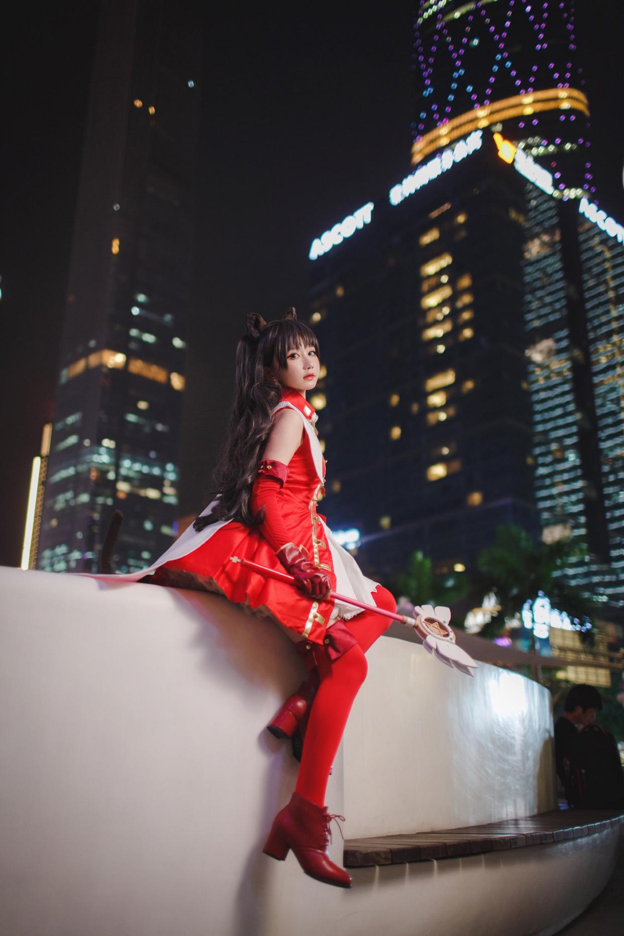 《fate/grand order》:小姐姐cos的远坂凛太可爱了!