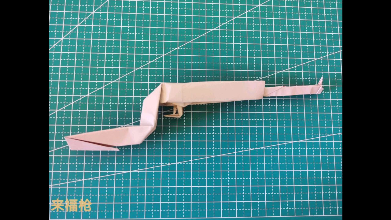 教你折吃鸡同款狙击枪折纸!98k的折纸不学学看?