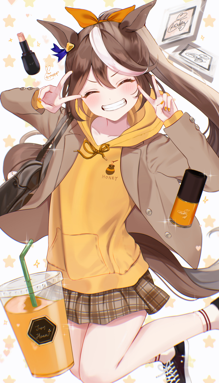 学生装的东海帝王  画师:カブウサギ #赛马娘# #东海帝王# #同人