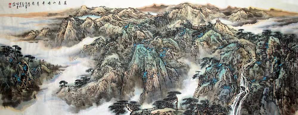 黄格胜先生入室弟子董明江画作欣赏