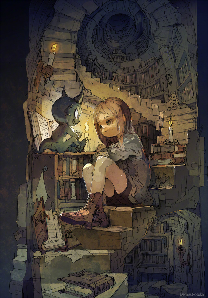 画风新奇,内容丰富的插画作品,值得欣赏一番