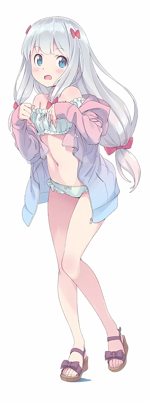 穿泳装的和泉纱雾! 画师:かんざきひろ