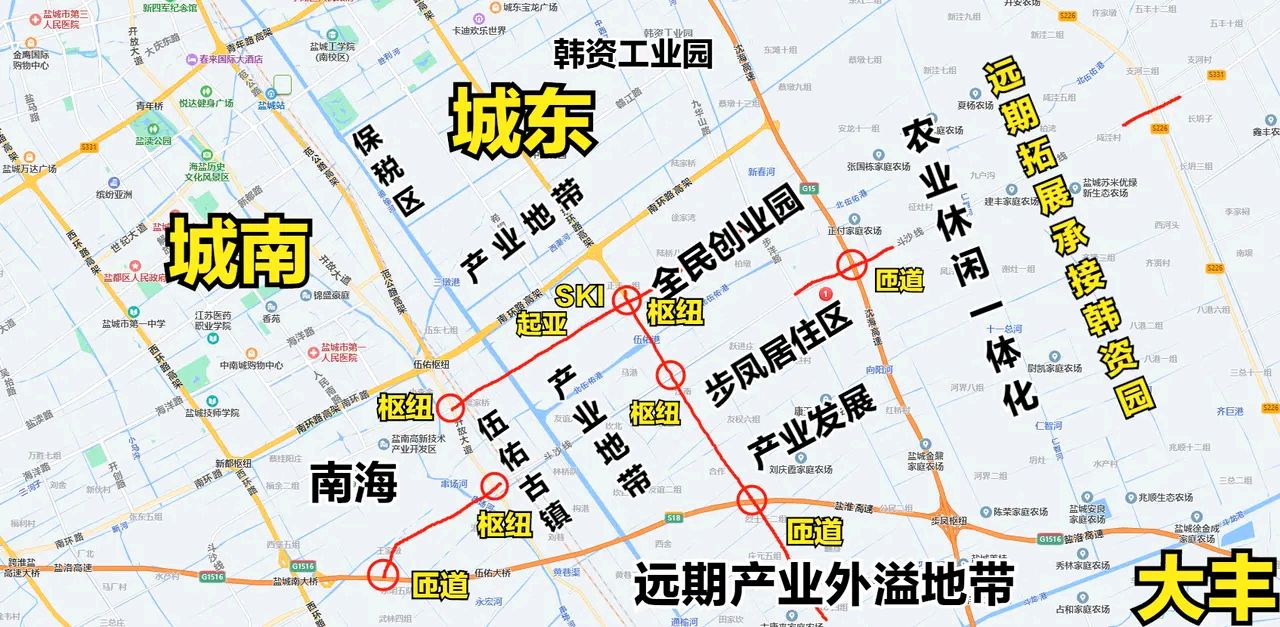 盐城:聊聊步凤镇地理位置与发展现状