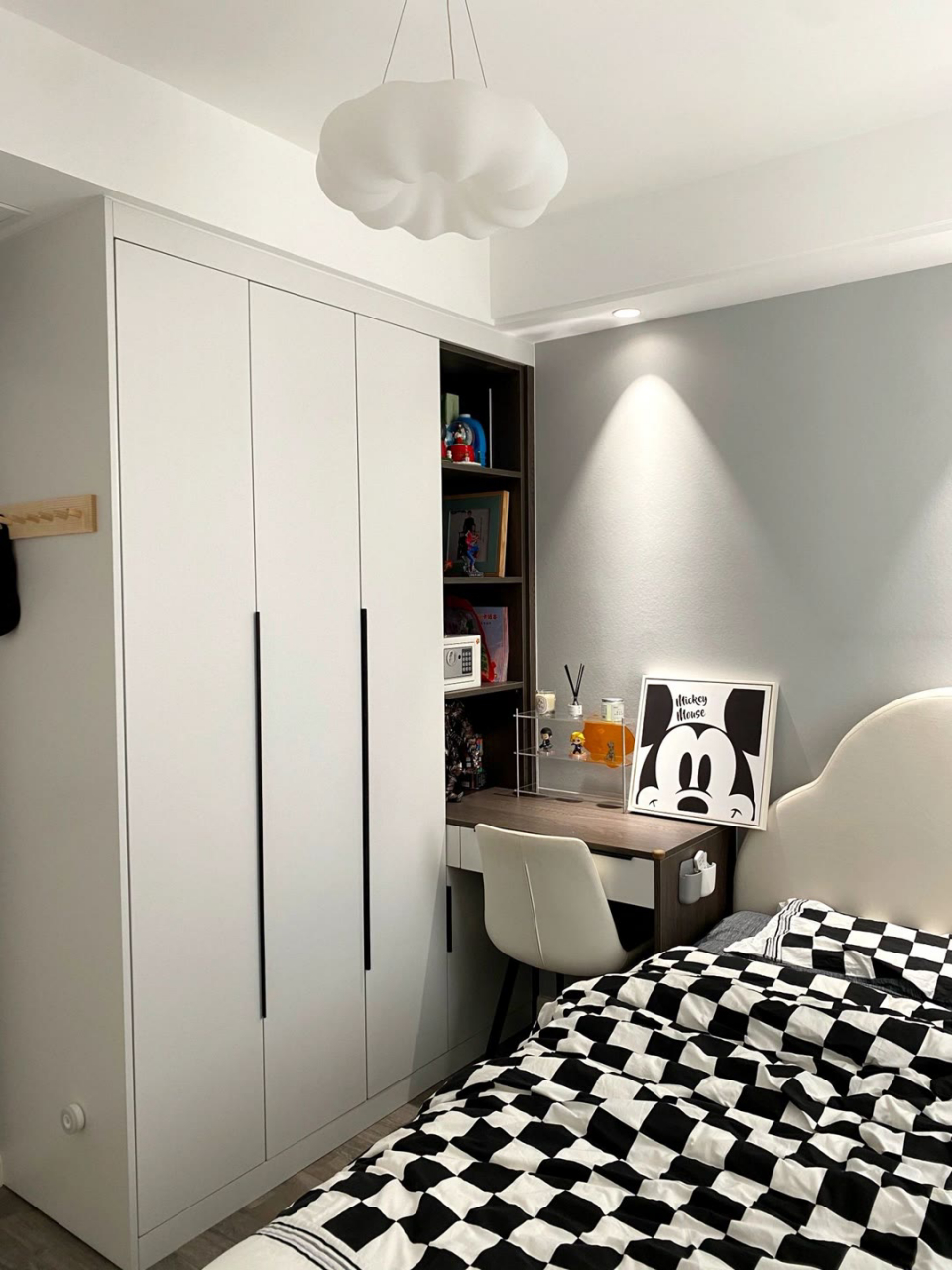 l型转角书桌 衣柜 #全屋定制工厂