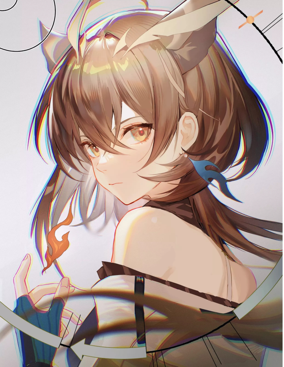 二次元# #明日方舟#  赫默 画师:k.k.