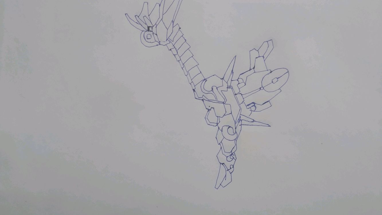 自制画沙雕机器龙