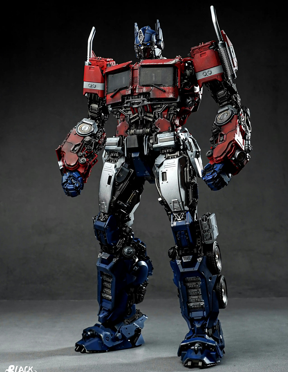 模型欣赏:圣斯基 外传擎天柱重涂欣赏,by 黑板black.