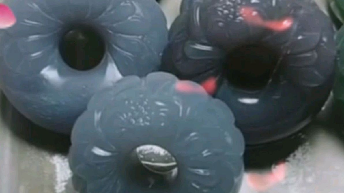 和田玉甜甜圈面包圈