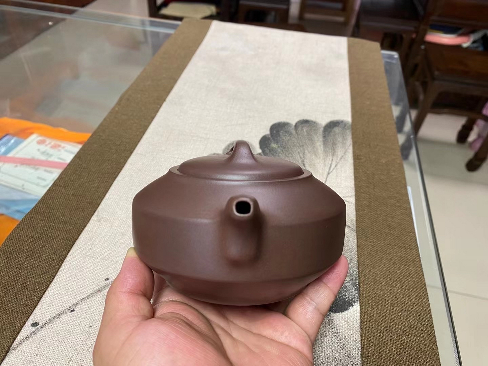 实力派李寒勇高徒王晟越 全手精工 扁石壶,看壶说话#宜兴紫砂壶# #全