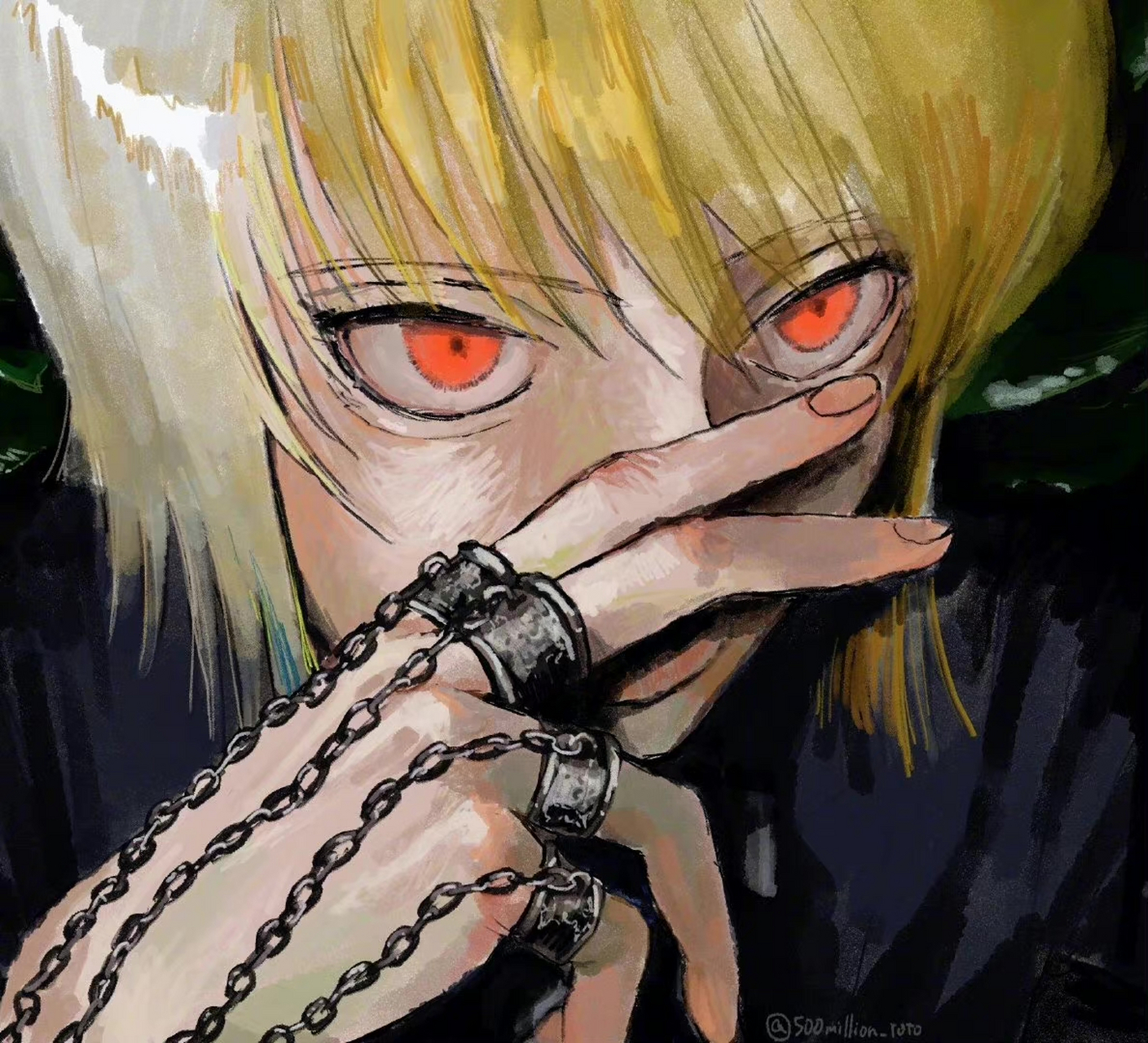 全职猎人# 酷拉皮卡 宿命的绯红之眼 (via.