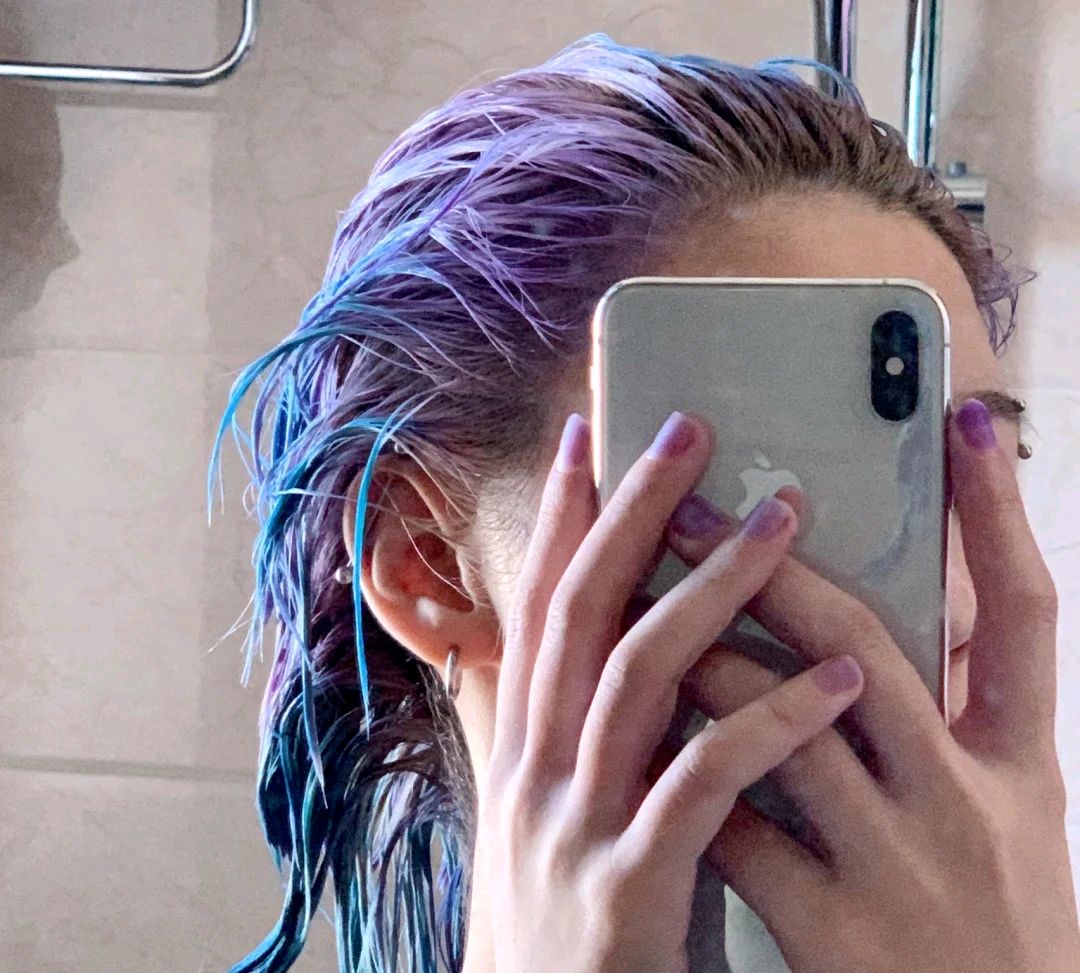 紫药水染发?千万别跟风!