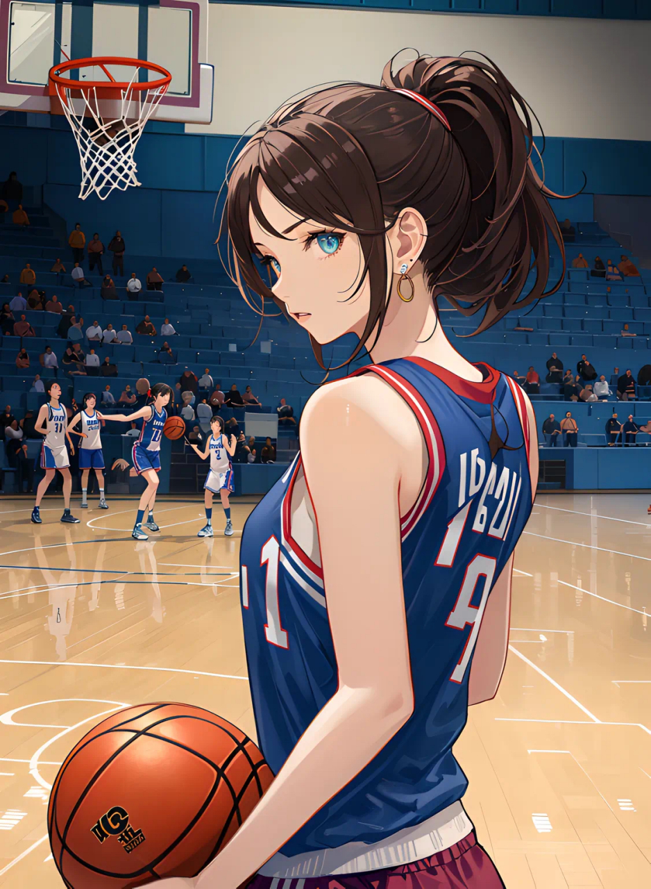 动漫壁纸# 篮球女孩