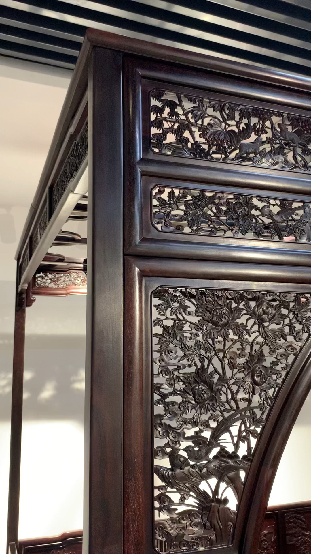 小叶紫檀架子床