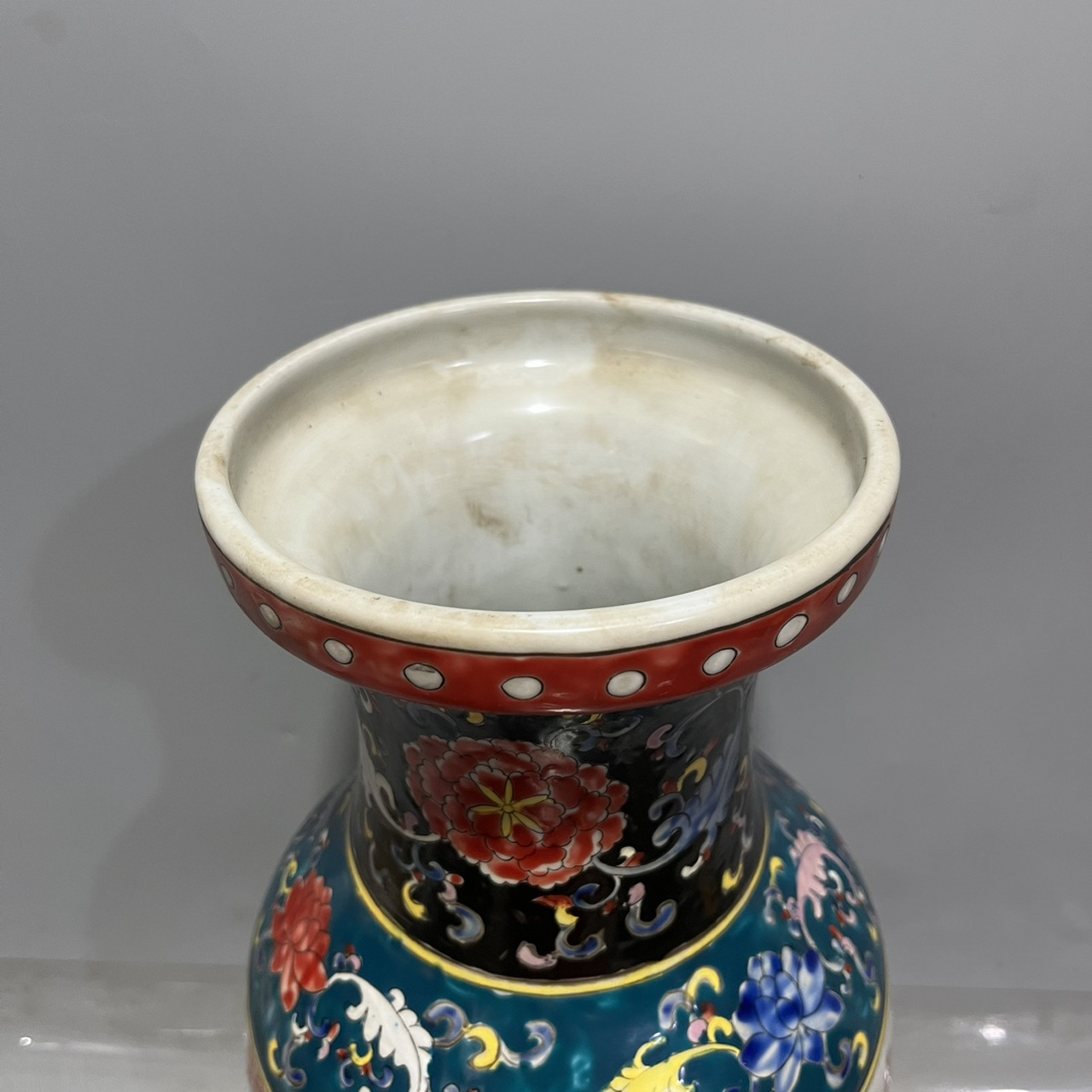 大清康熙年制,粉彩人物花瓶3一对三英战吕布