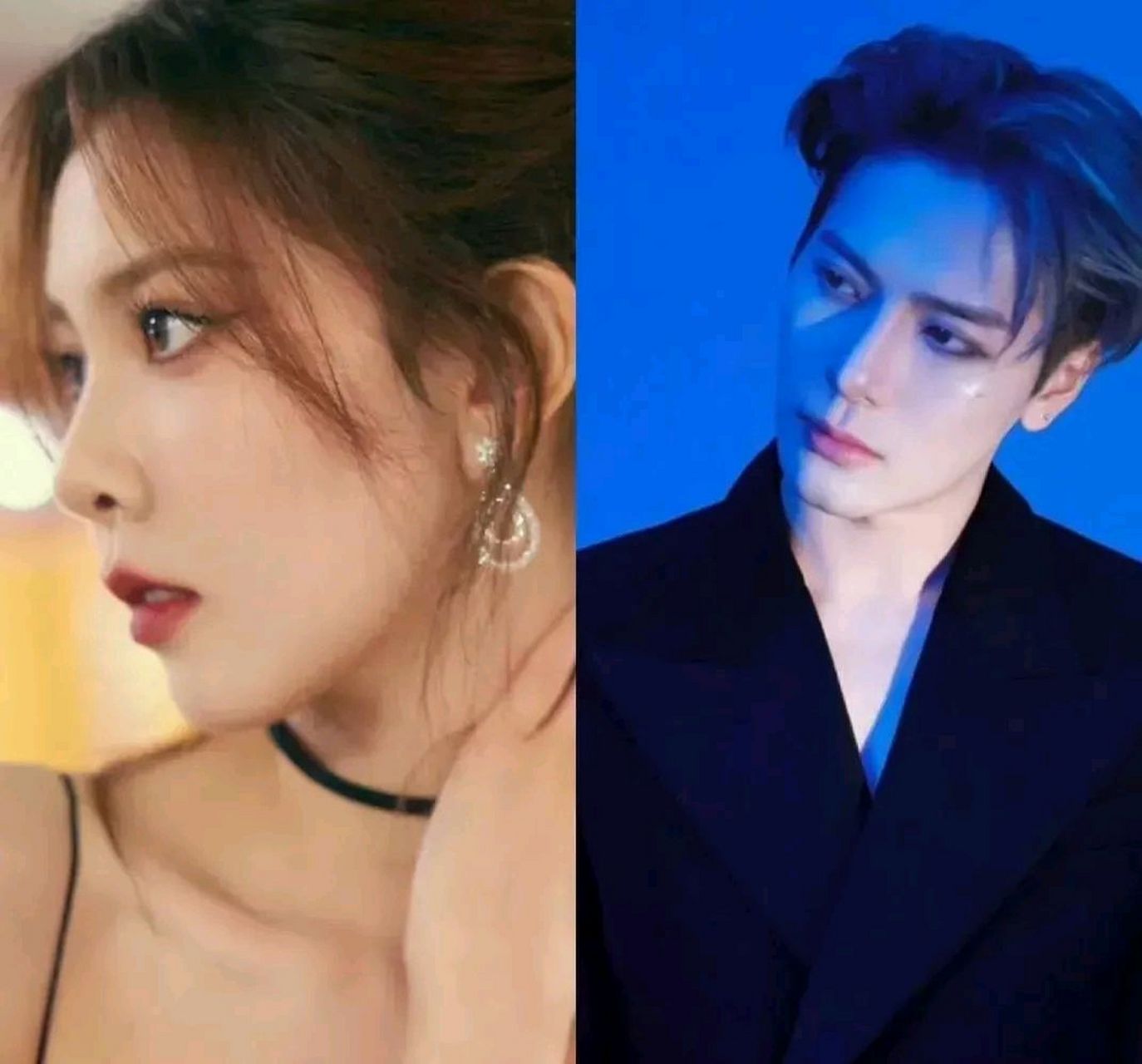 在芭莎慈善夜的afterparty上,王嘉尔和宋妍霏在台下观看演出,没辖到