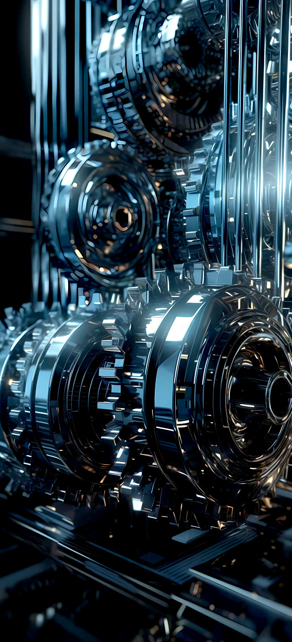 分享一组以齿轮为主的机械美图,细节丰富,有种未来的感觉.