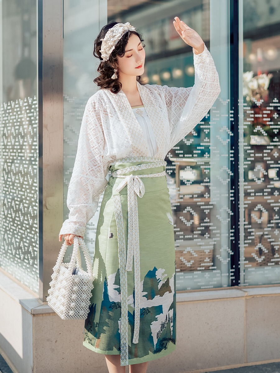 这才是"接地气"的汉服,没有里三层外三层的复杂,好看又日常