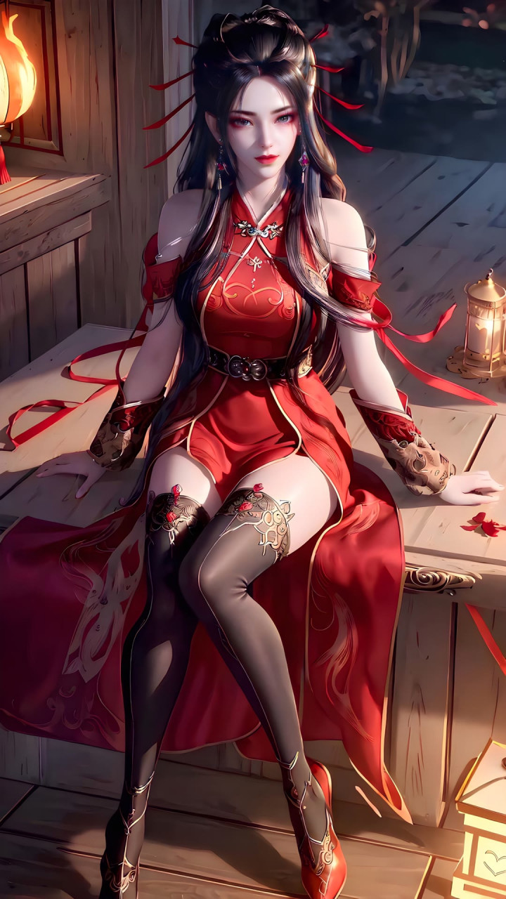 国漫初代女神焰灵姬#动漫壁纸# #ai共创计划# #二次元美图# #国漫女神