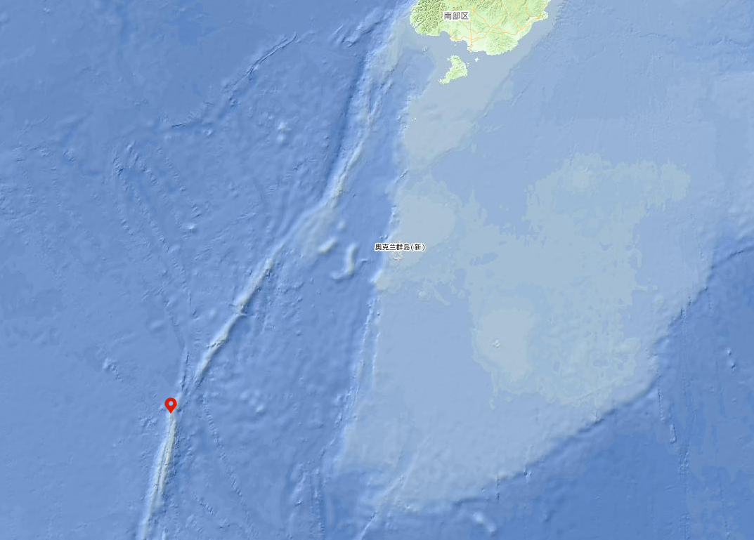 麦夸里岛地区发生5.6级地震