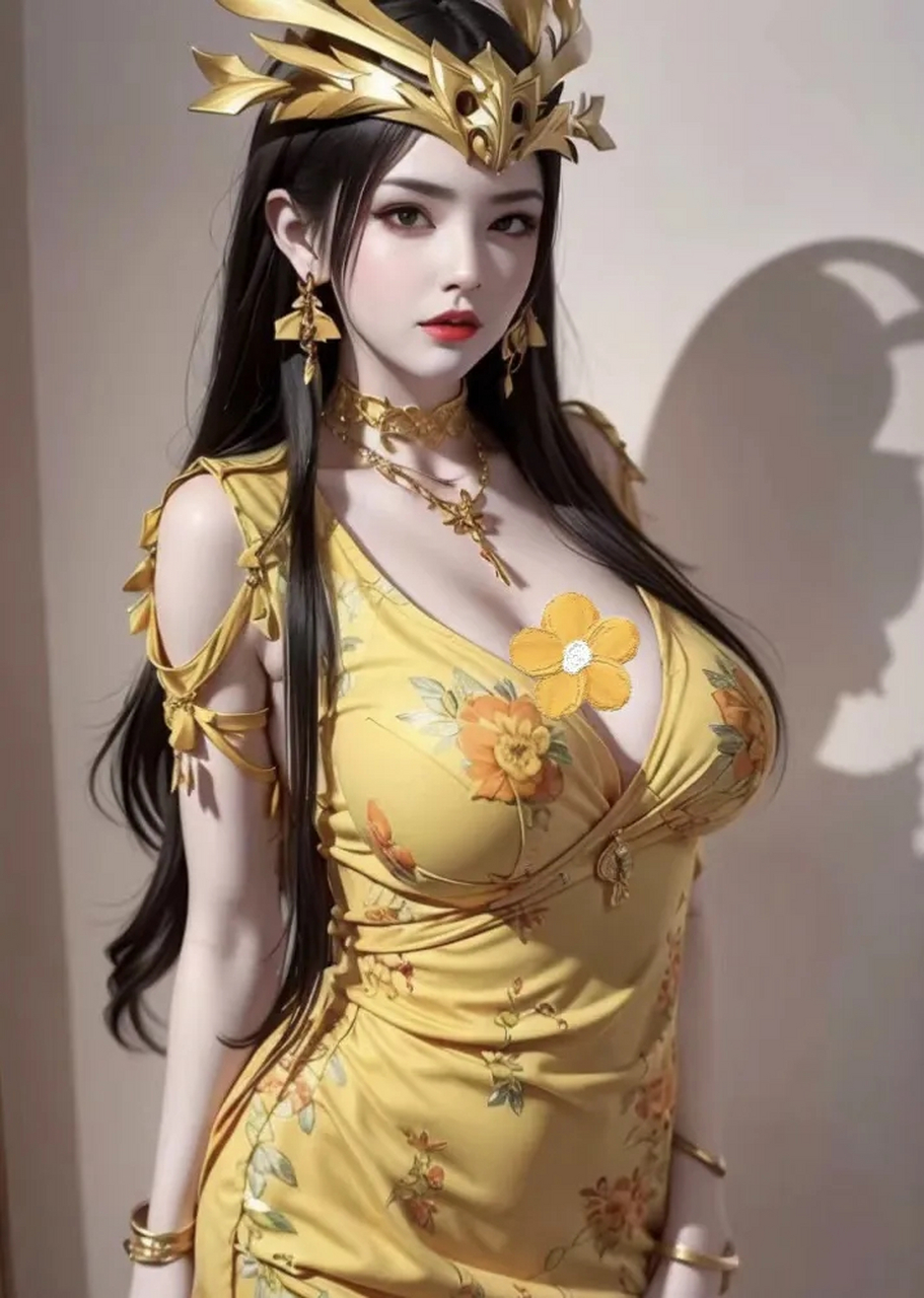美图分享#美杜莎～女王的吊带裙