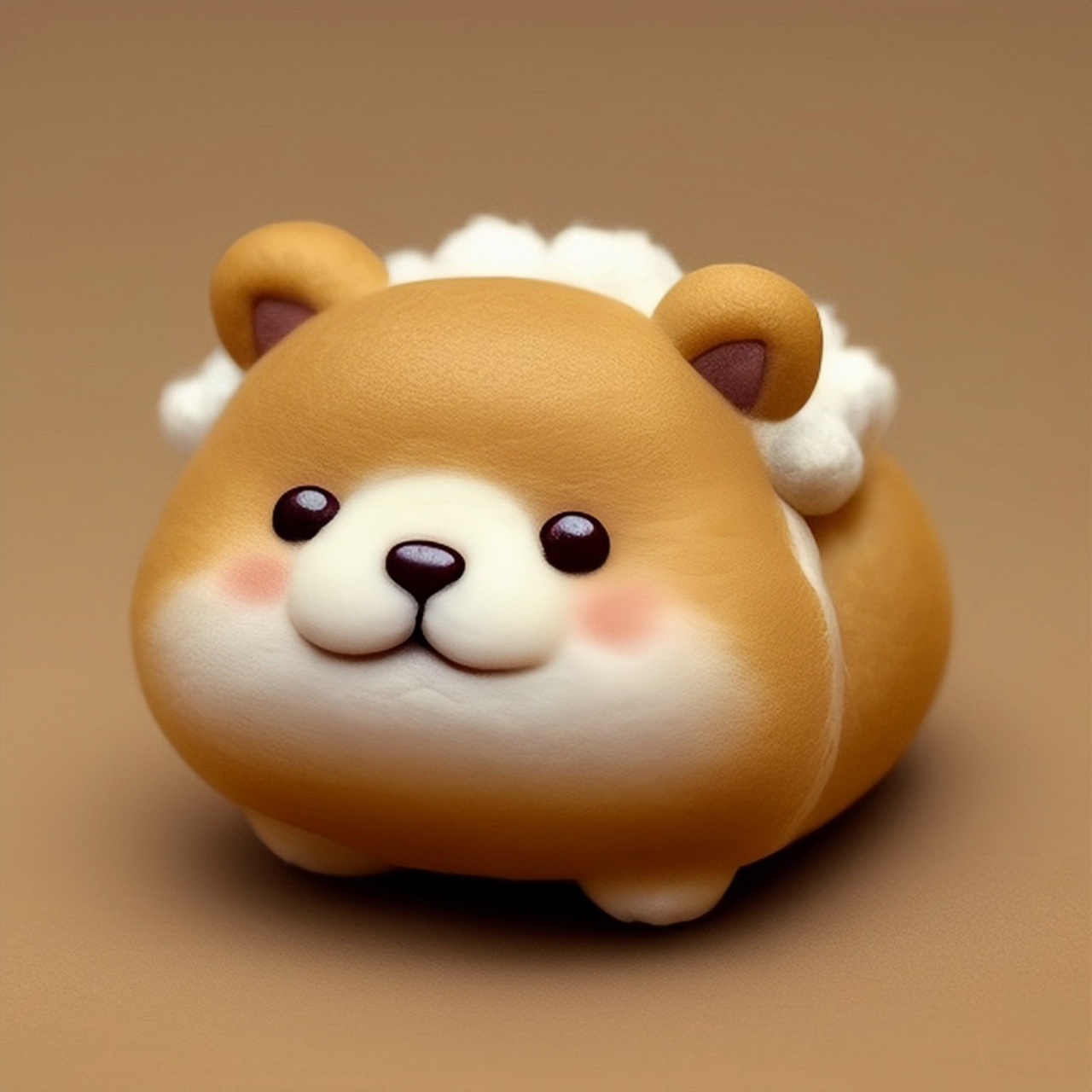 汪～汪!面包小狗向您说早安啦～ #狗狗头像# #治愈不开心