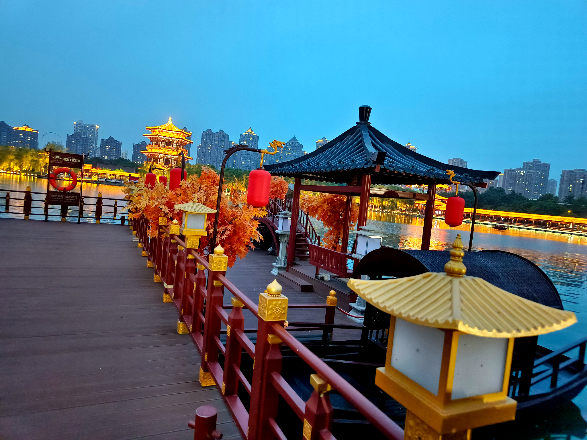 大美西安的夜景