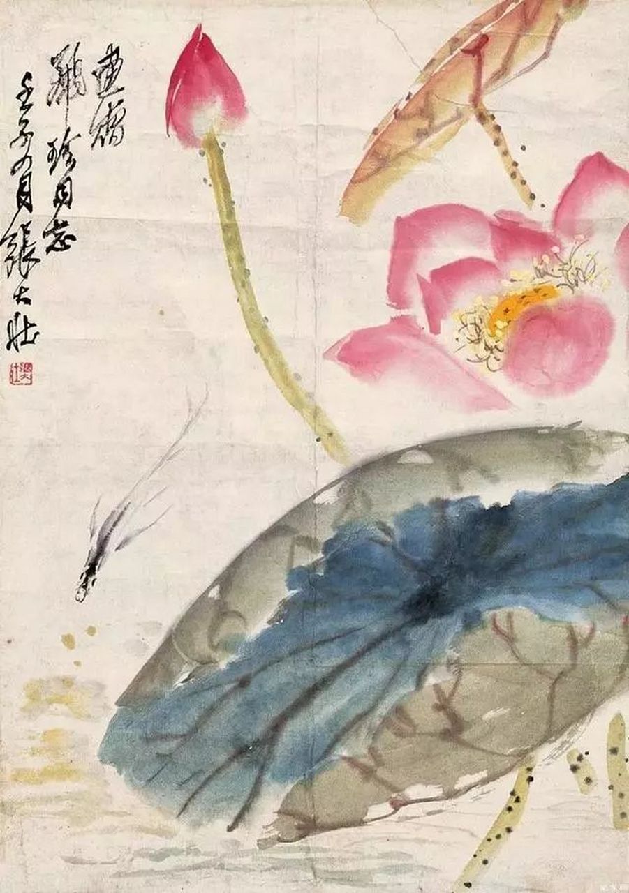 【张大壮虫鱼国画,生动极了】 张大壮(1903—1980年),浙江杭州人.