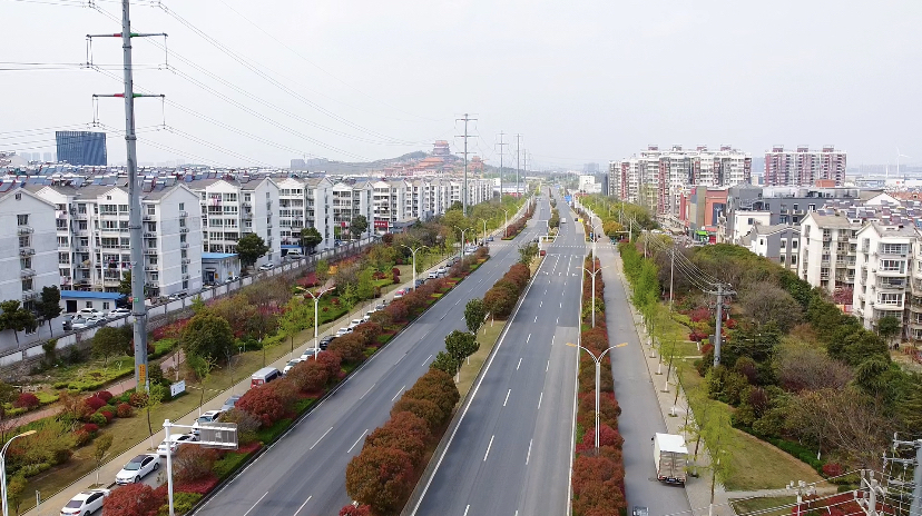 疫情下的徐州经开区泰隆商业街