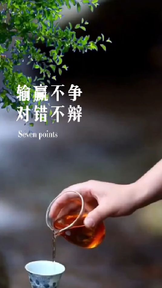 输赢不争,对错不辨,雄变是银,沉默是金