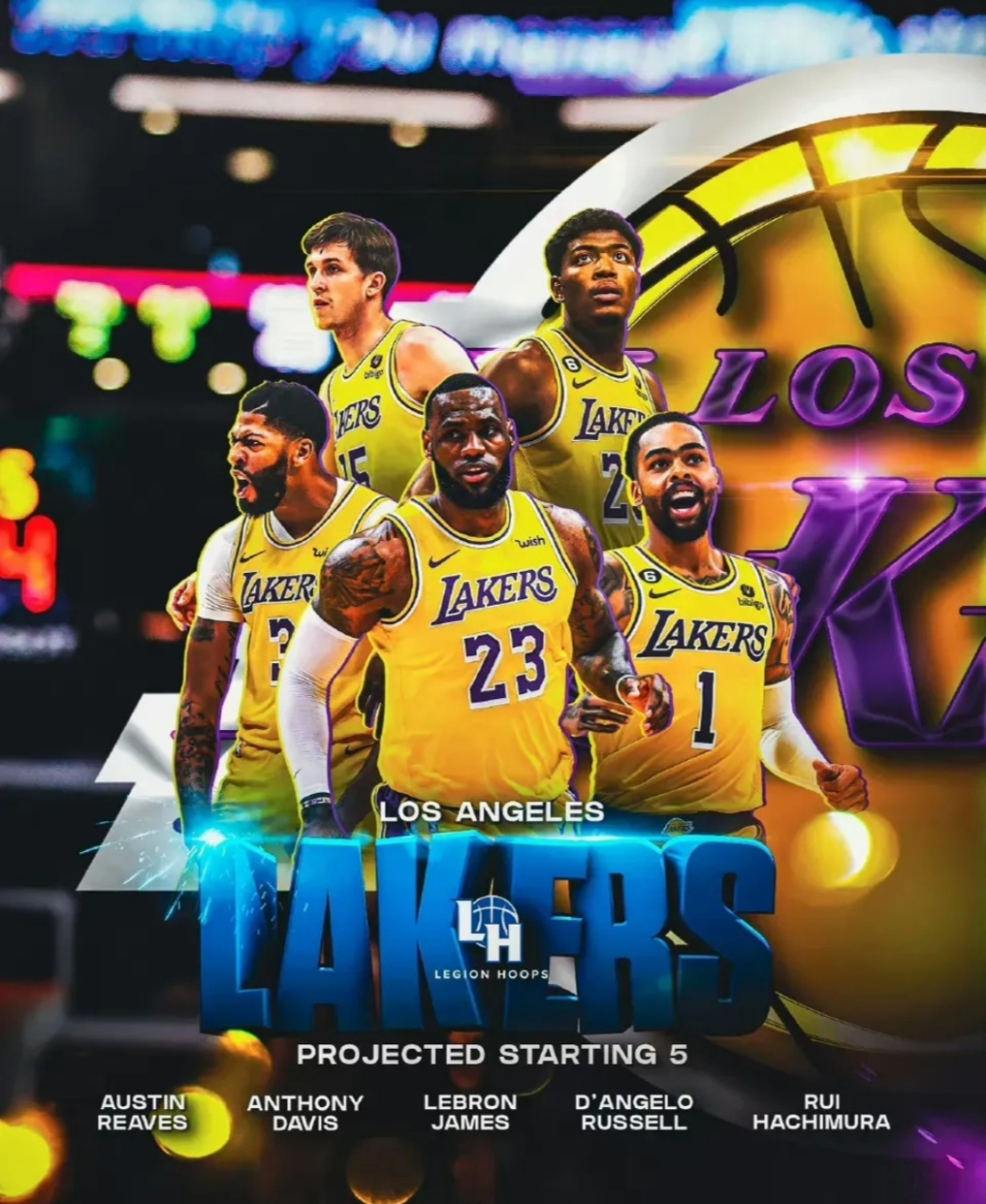 湖人下赛季首发仍然使老队员 美煤预测湖人下赛季的首发阵容!