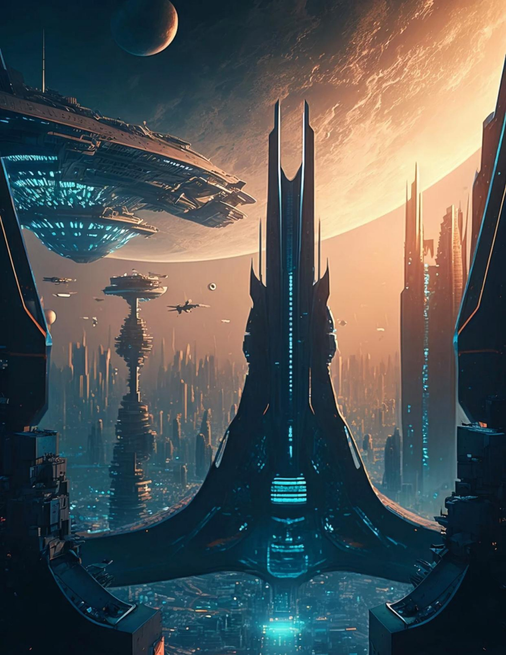 未来都市……  在所有涉及到未来人类生活的都市图里,你找不到关于