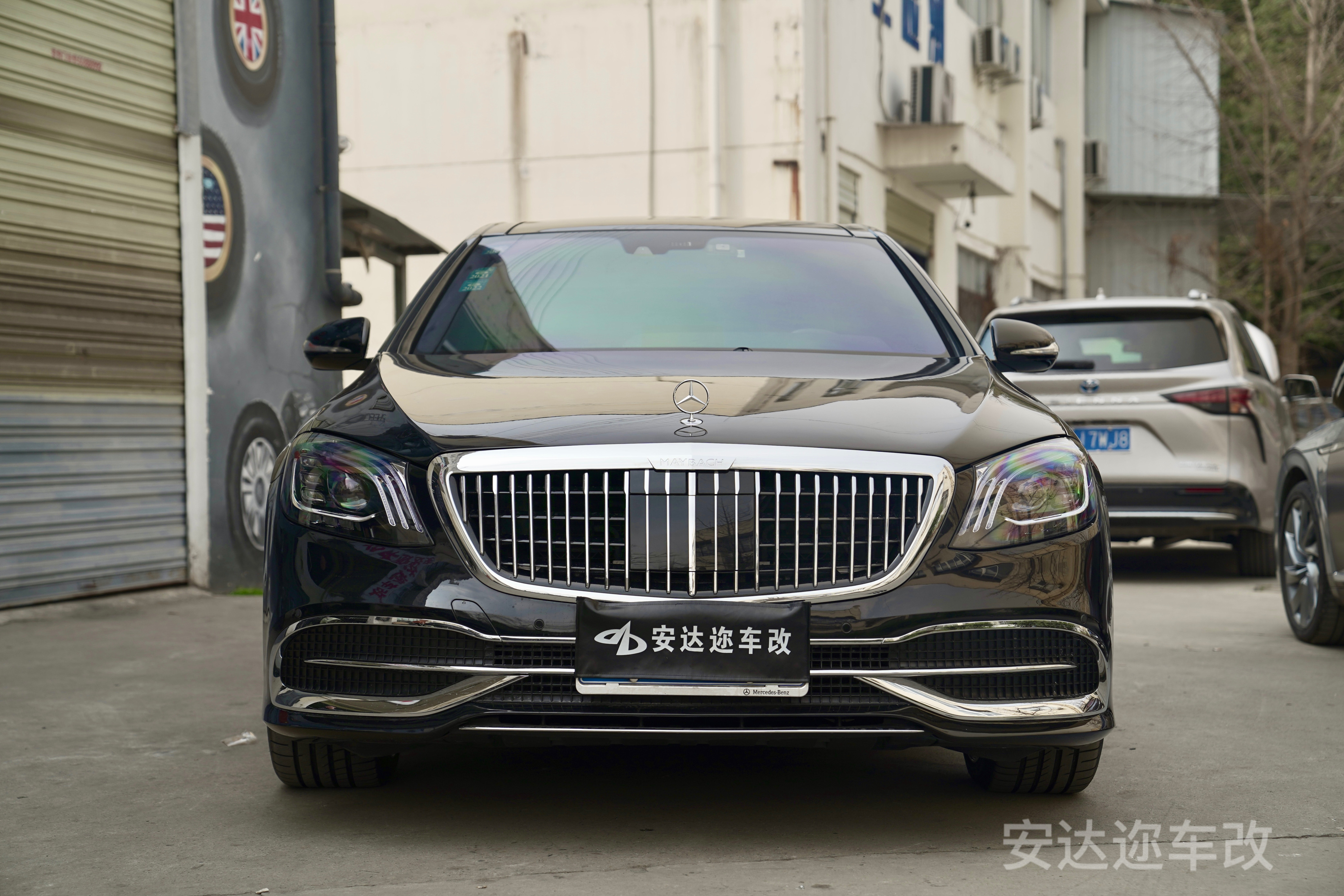 奔驰s221老款改装新款222迈巴赫
