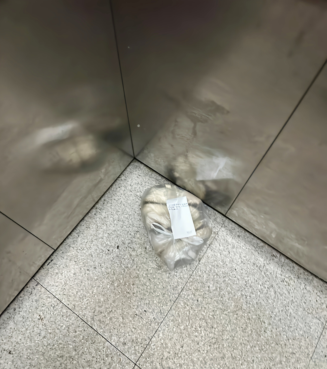 在小区电梯里看到的,请问这样的鞋子,真的有人会不嫌弃,拿回家洗干净