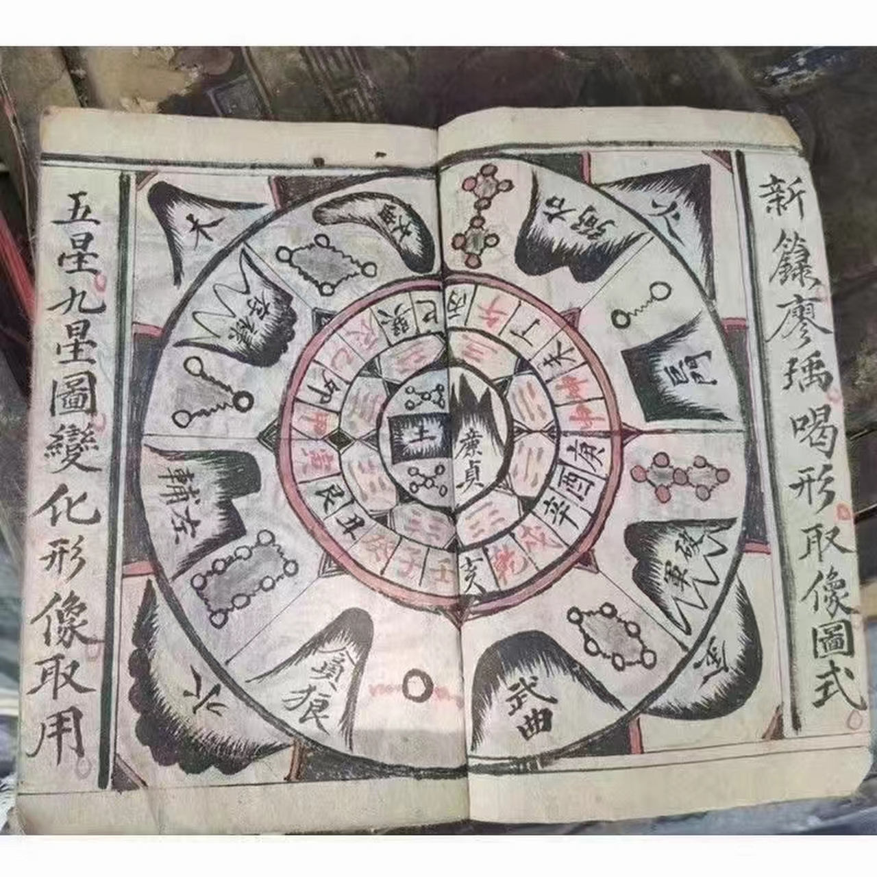 《廖禹喝形取像图式 》三僚廖瑀寻穴总结,存世孤本,珍稀手抄古籍欣赏.