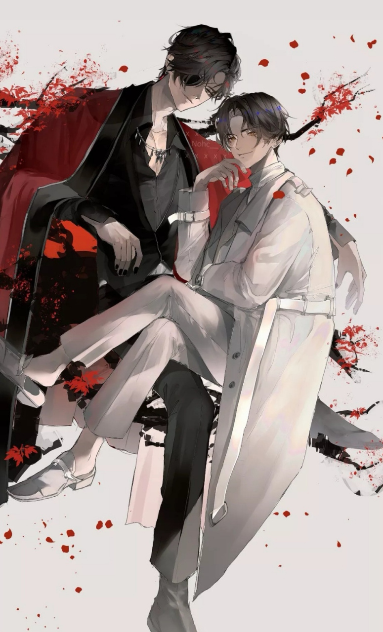 现代花怜,短发yyds #天官赐福# #原耽#  画师 twi : nohc