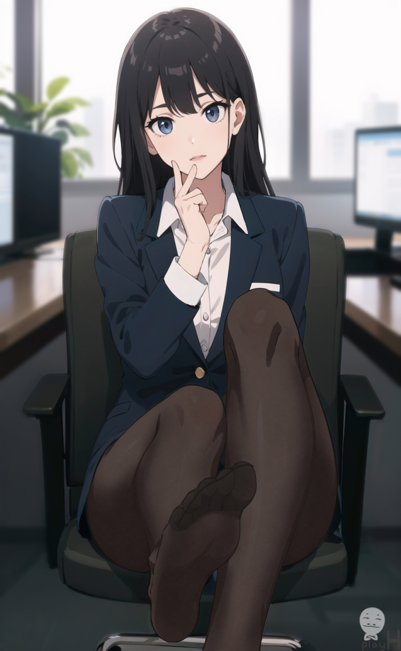 二次元# 上司对我使用了黑丝诱惑,可惜我的眼里只有工作[得意]