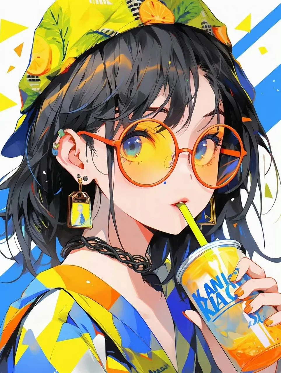 多巴胺头像丨是橘子味的夏天啊