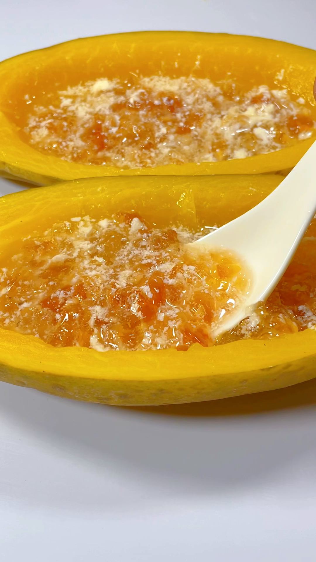 桃胶木瓜盅好吃好看功效多