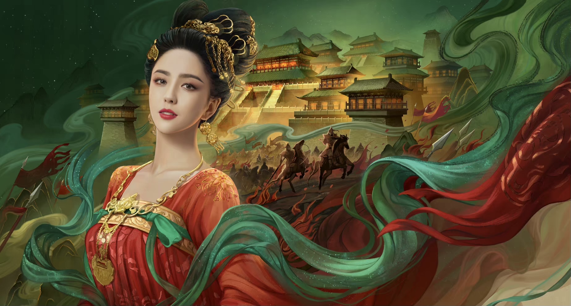 佟丽娅也太美太仙了!宛如敦煌壁画上飞下来的仙子